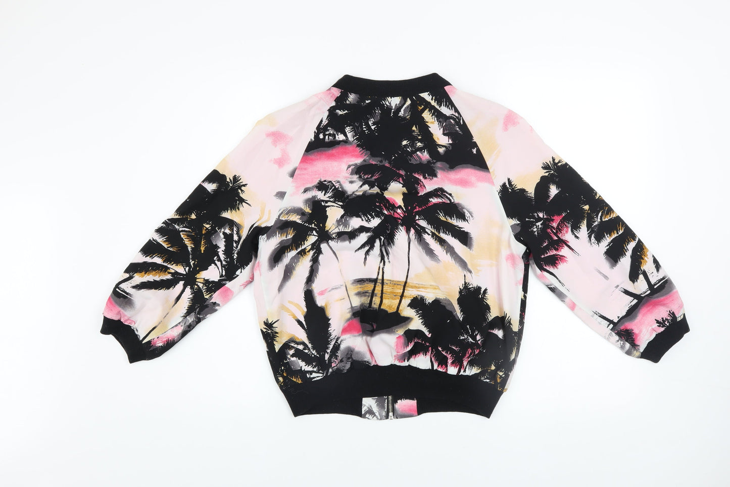 River Island Womens Multicoloured Bomber Jacket Size 8
