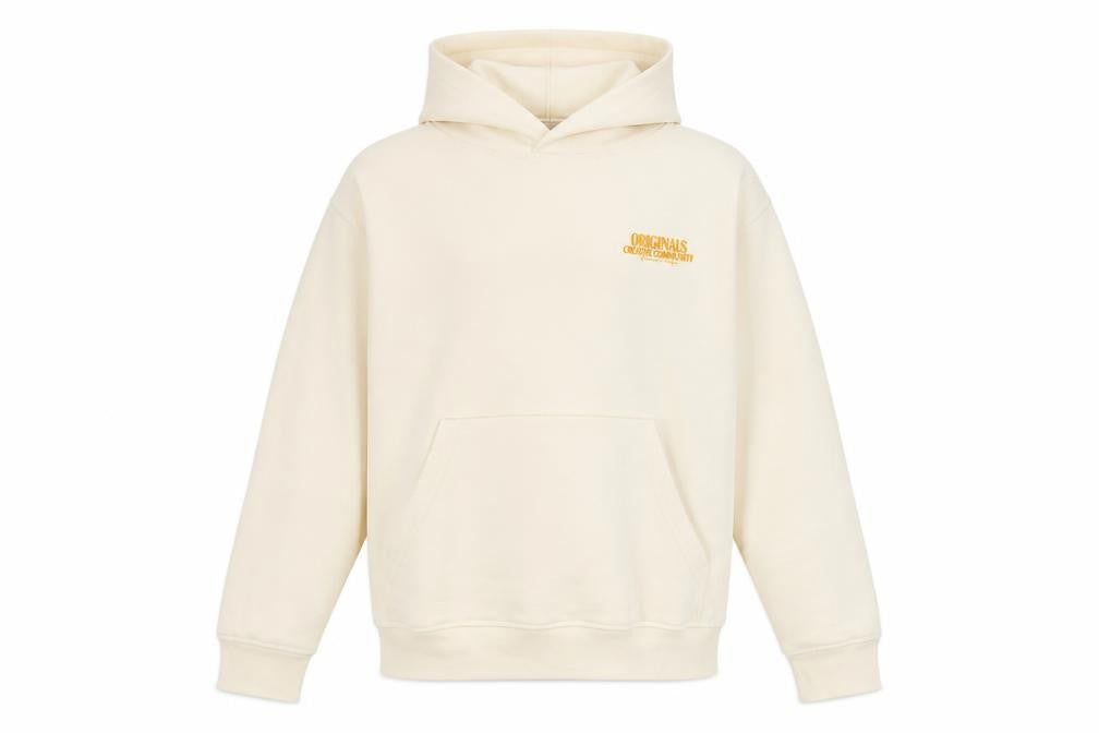 Jack & Jones Boys Beige Pullover Hoodie 12 Years Graphic Print Fleece