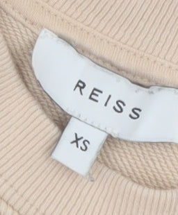 Reiss Womens Beige Cotton Blend Pullover Sweatshirt XS