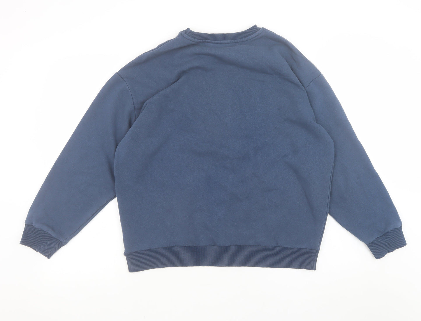 River Island Men's Blue Paris 1988 Pullover Sweatshirt Size S
