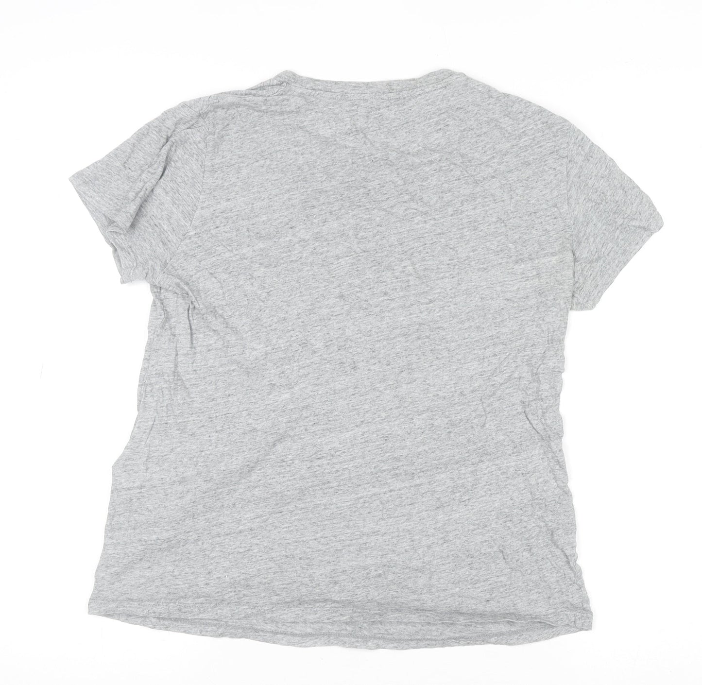 Levi's Womens Grey Logo T-Shirt Small Short Sleeve Crew Neck