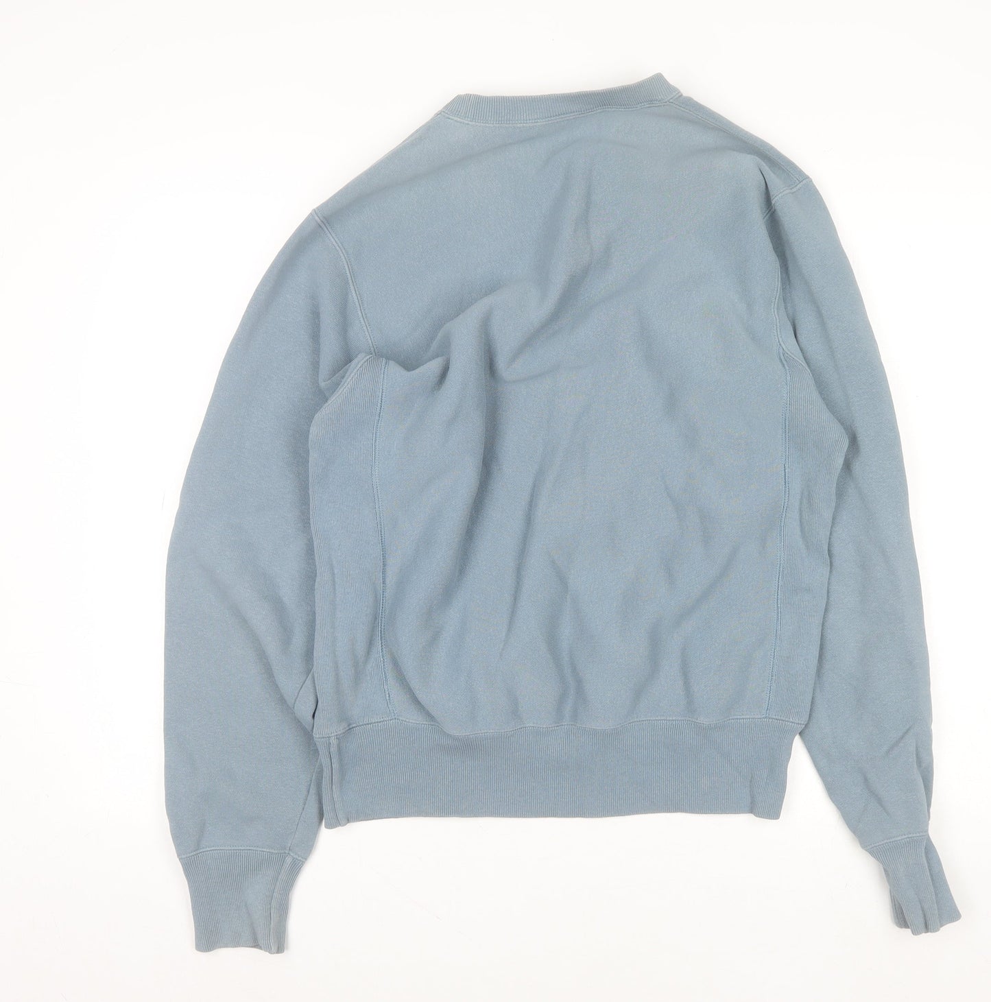 Champion Mens Blue Reverse Weave Sweatshirt Small Vintage Pullover Crew