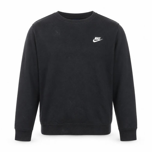 Nike Men's Black Crew Neck Pullover Sweatshirt Size S Regular Fit
