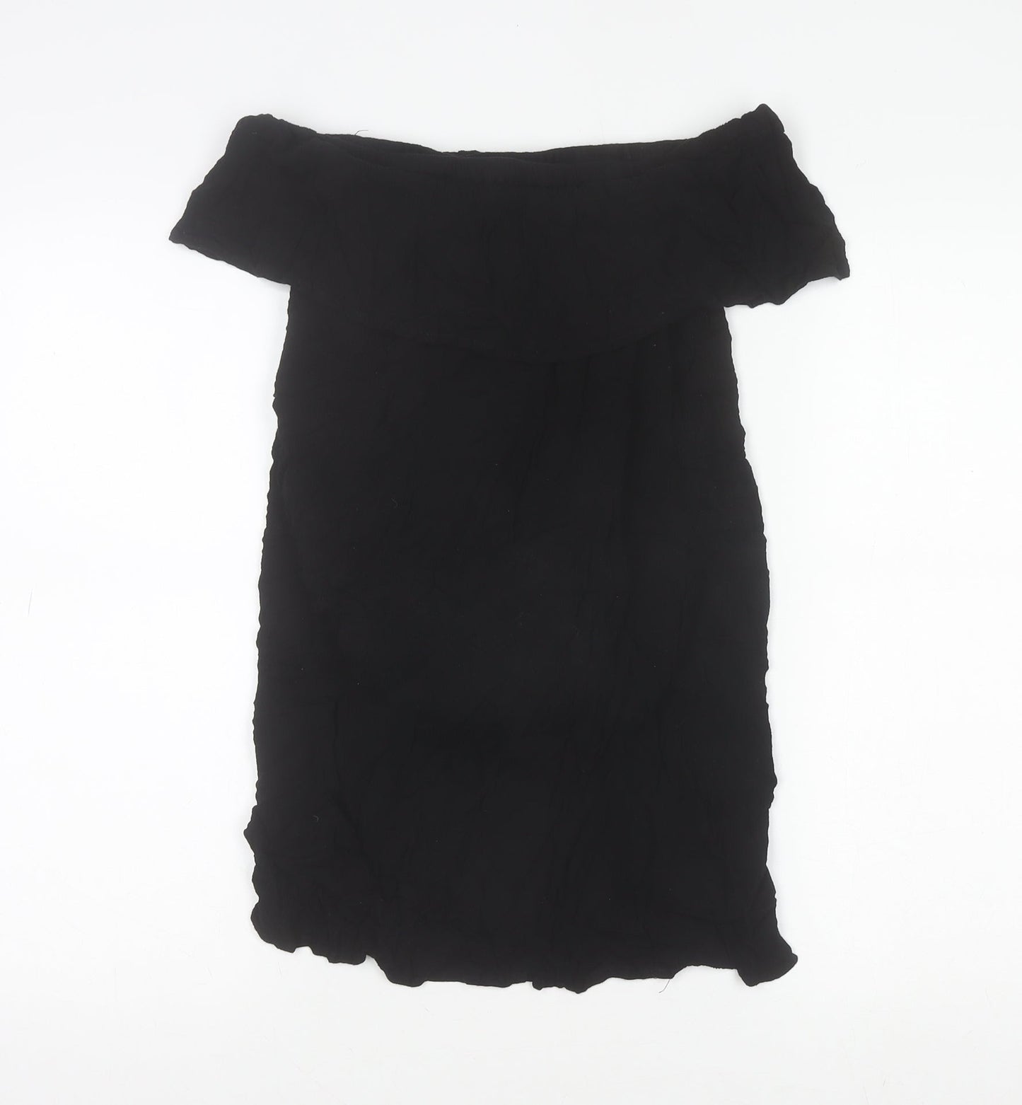 Cotton On Women's Black Off Shoulder Blouse Size M Lightweight Casual