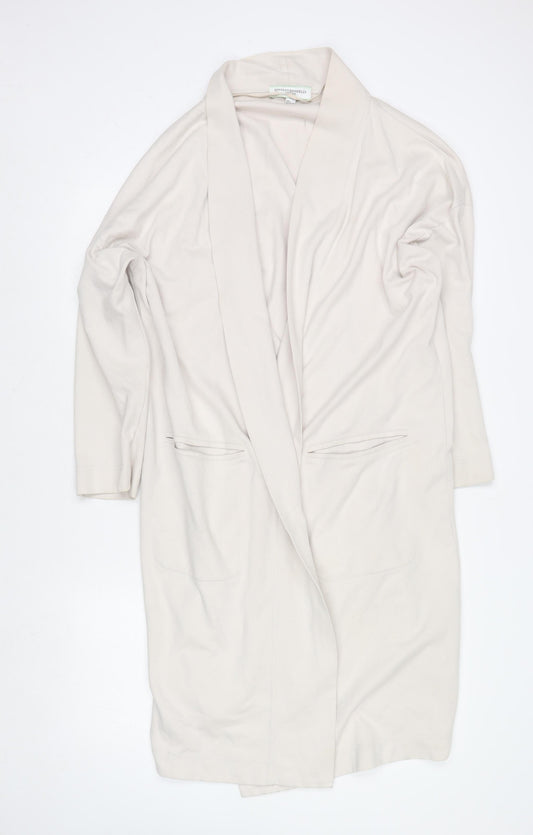 Carolyn Donnelly Women’s Beige Cotton Long Sleeve Cardigan L