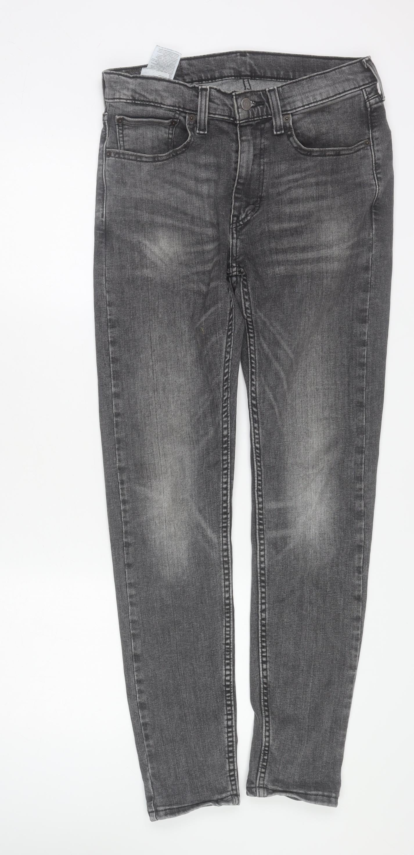 Levi's Men's Grey Slim Fit Stretch Denim Jeans W32 L38