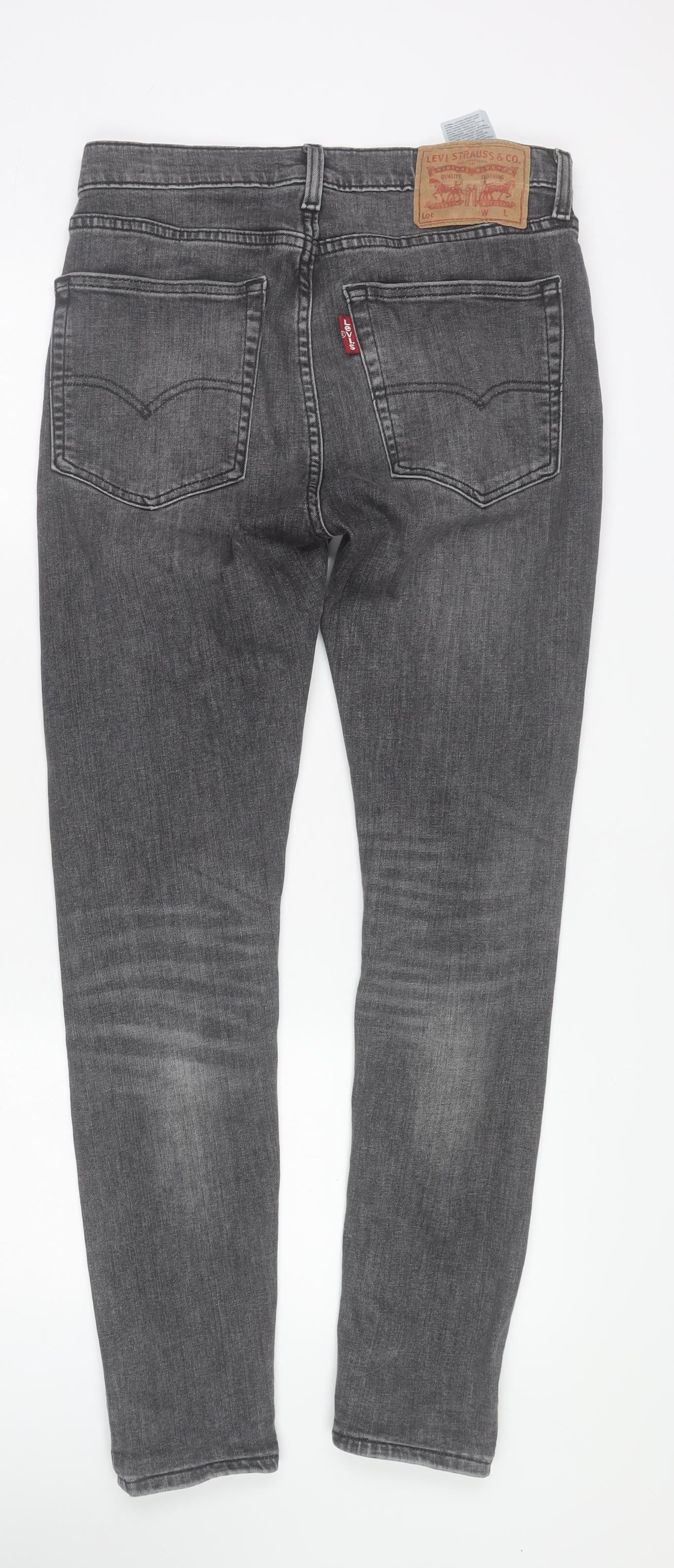 Levi's Men's Grey Slim Fit Stretch Denim Jeans W32 L38
