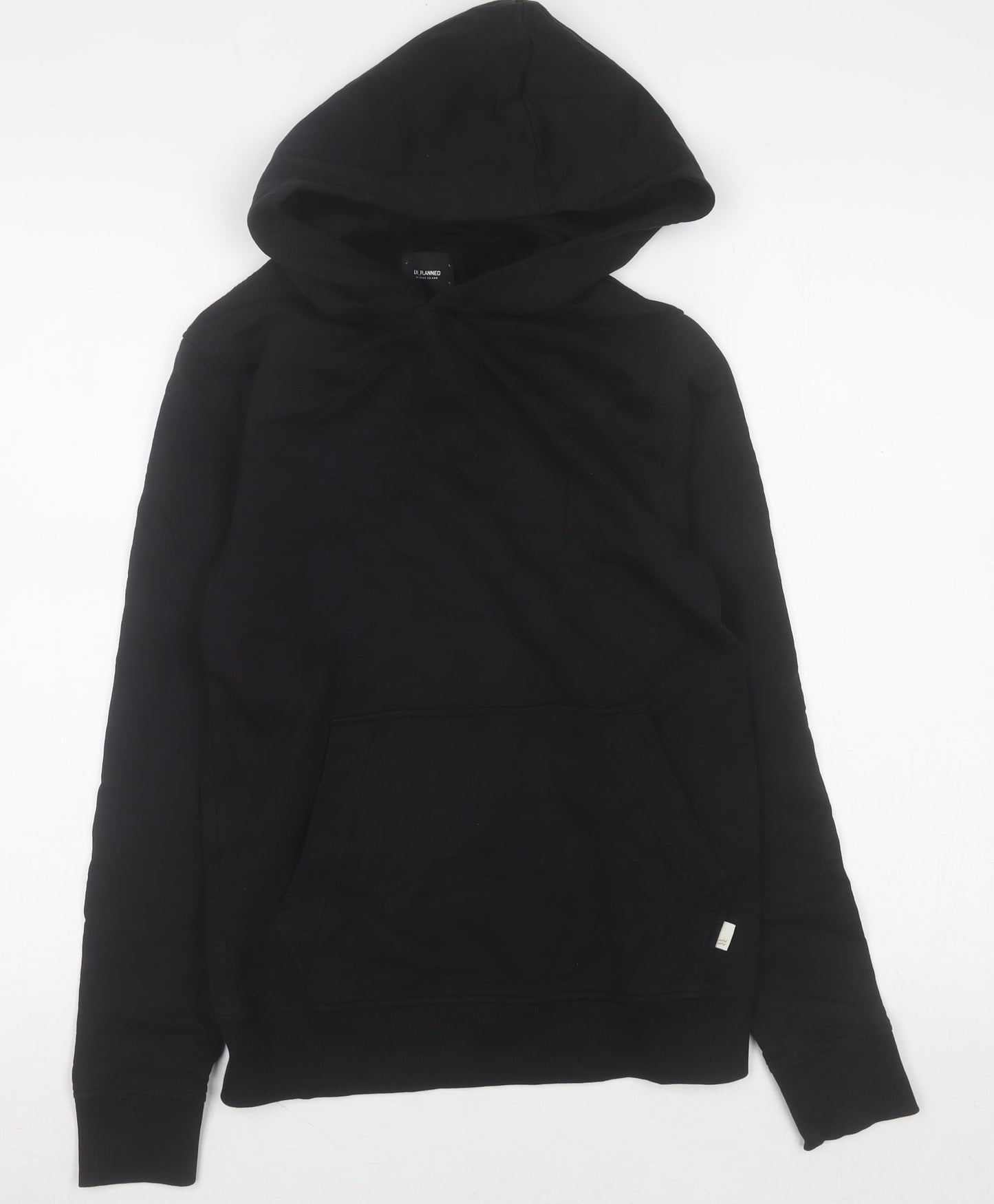 River Island Womens Black XS Pullover Hoodie 100% Cotton
