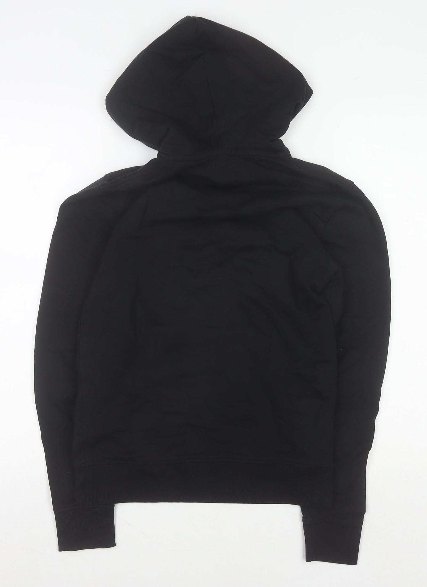 River Island Womens Black XS Pullover Hoodie 100% Cotton