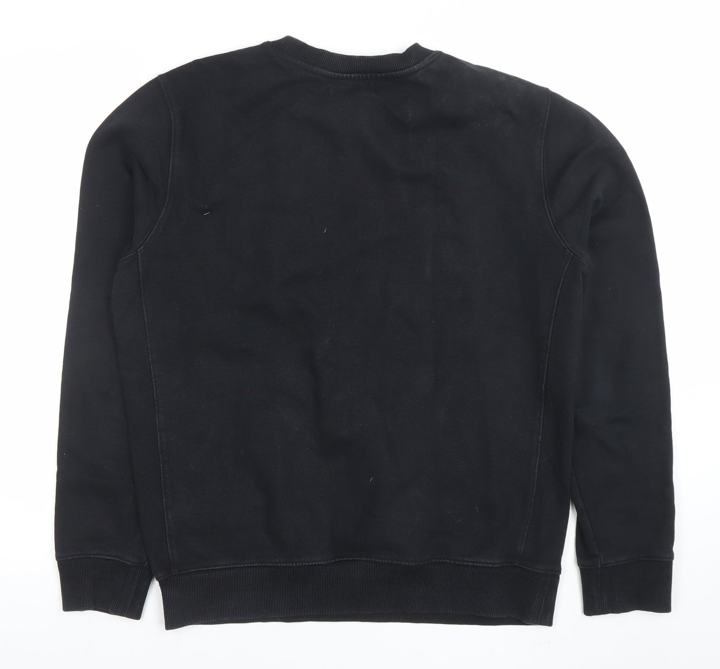 Calvin Klein Jeans Men’s Black Slim Fit Cotton Sweatshirt L