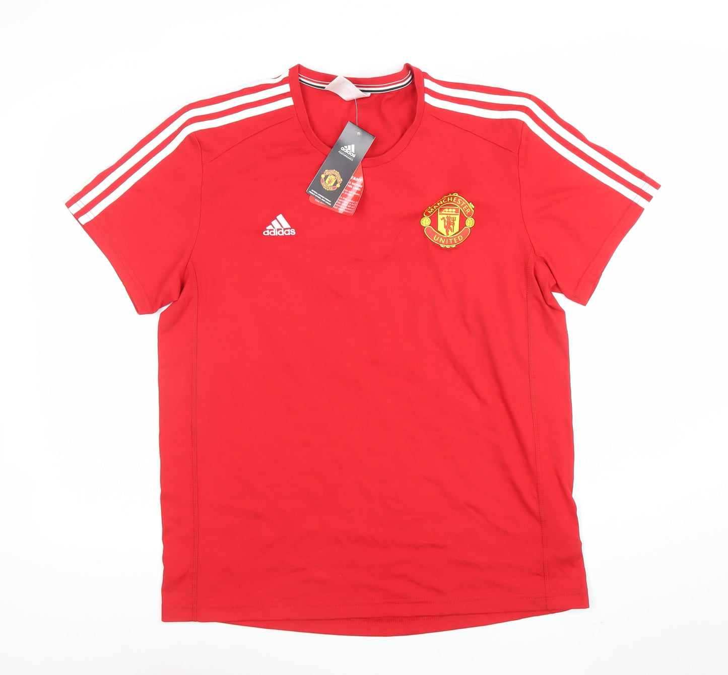 Adidas Men’s Red Manchester United 2XL Jersey T-Shirt