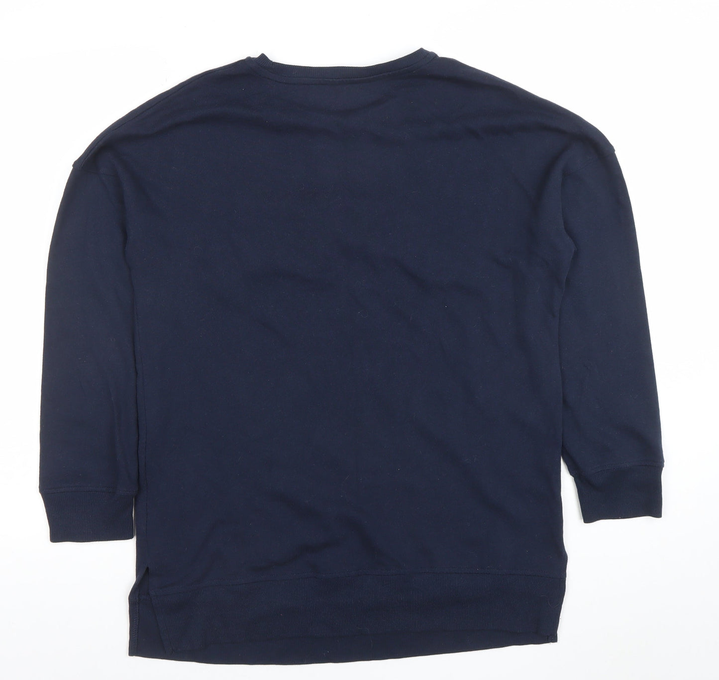 Tommy Hilfiger Mens Navy Lounge Top M Long Sleeve Cotton Blend