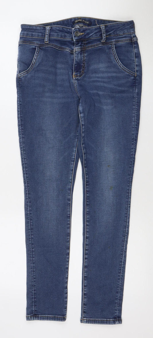 Texil3 Women's Blue Skinny Stretch Jeans Size M 30in
