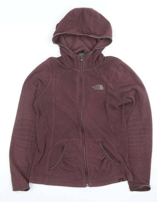 The North Face Women’s Brown Fleece Hooded Full Zip Jacket Size S
