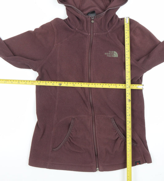 The North Face Women’s Brown Fleece Hooded Full Zip Jacket Size S