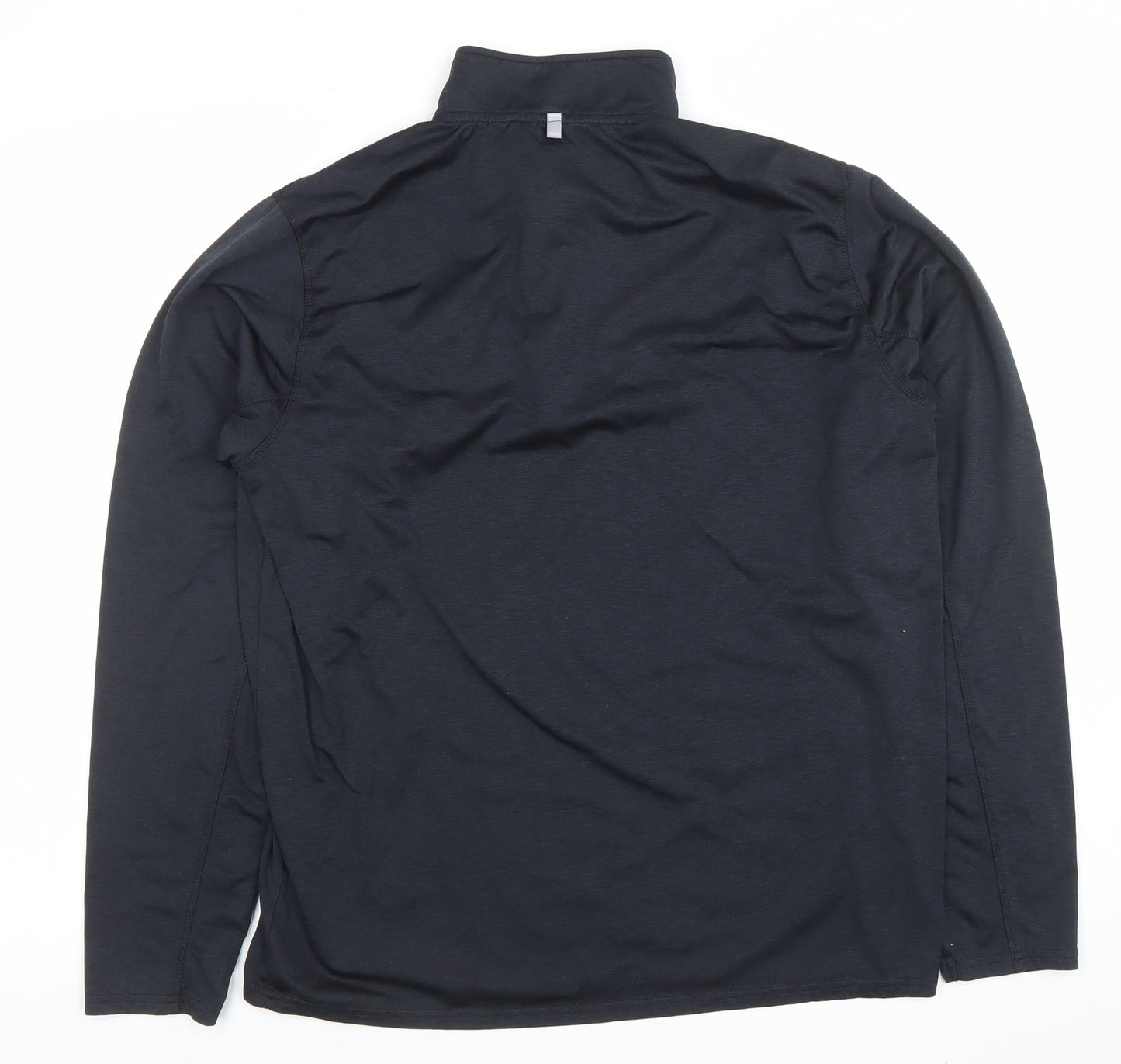 Rhino Men’s Black Rugby 1/4 Zip Pullover Top M UCD Dublin 2018
