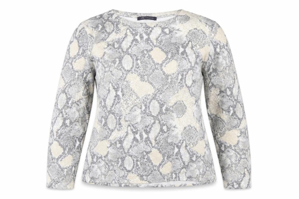 Marks and Spencer Women’s Grey Animal Print Jumper Size 14