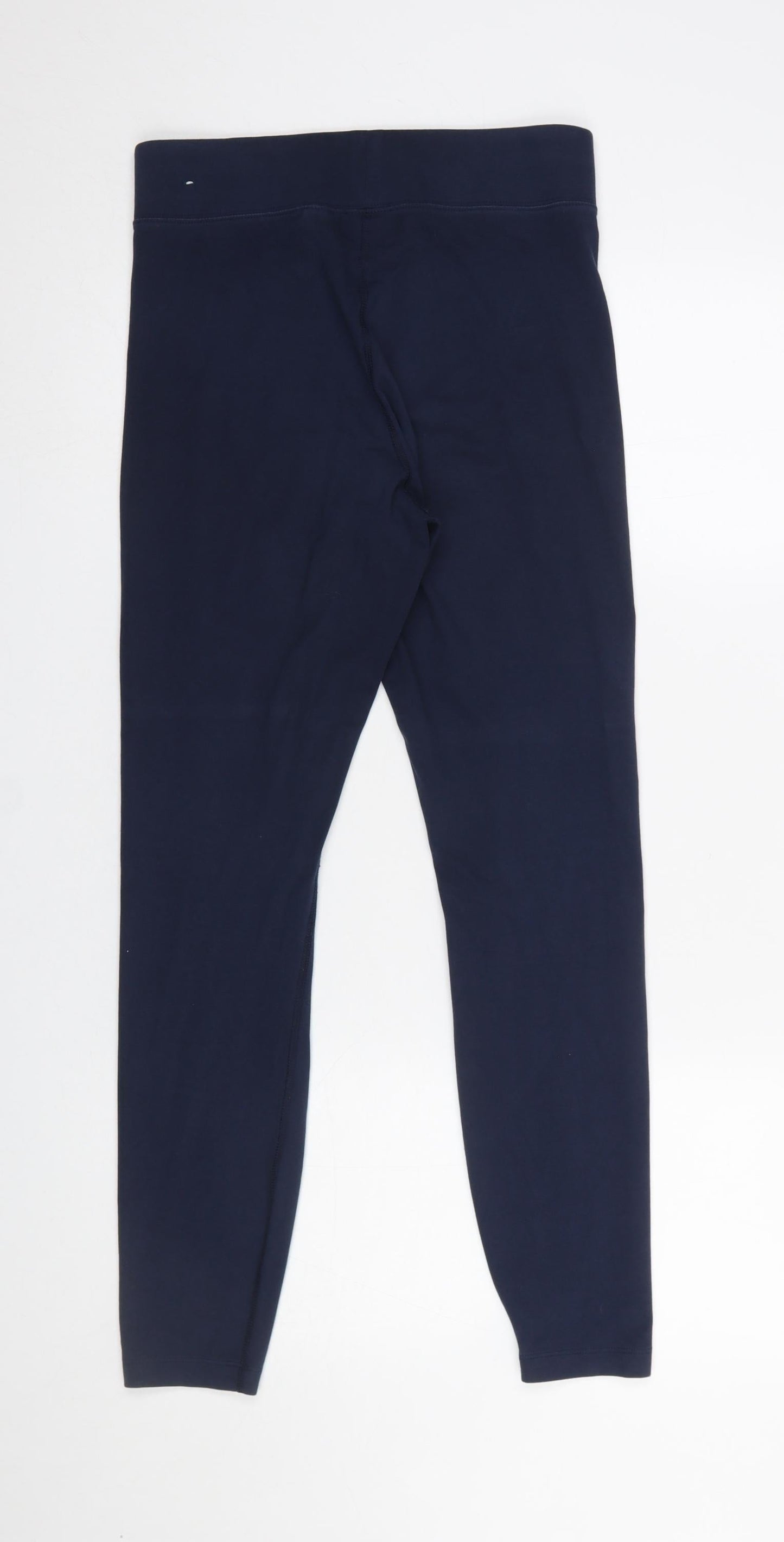 Nike Womens Blue Leggings M Stretch Activewear Trousers