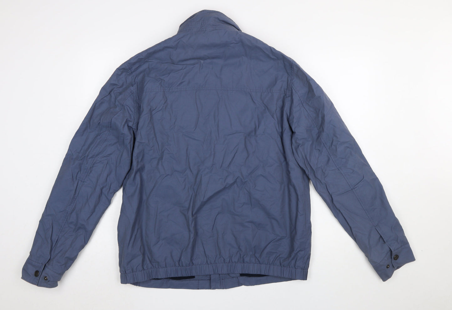 Crew Clothing Company Men's Blue Lightweight Full Zip Jacket L