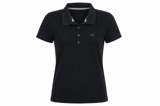 Adidas Women's Black Polo Shirt XS Climalite Cotton Blend