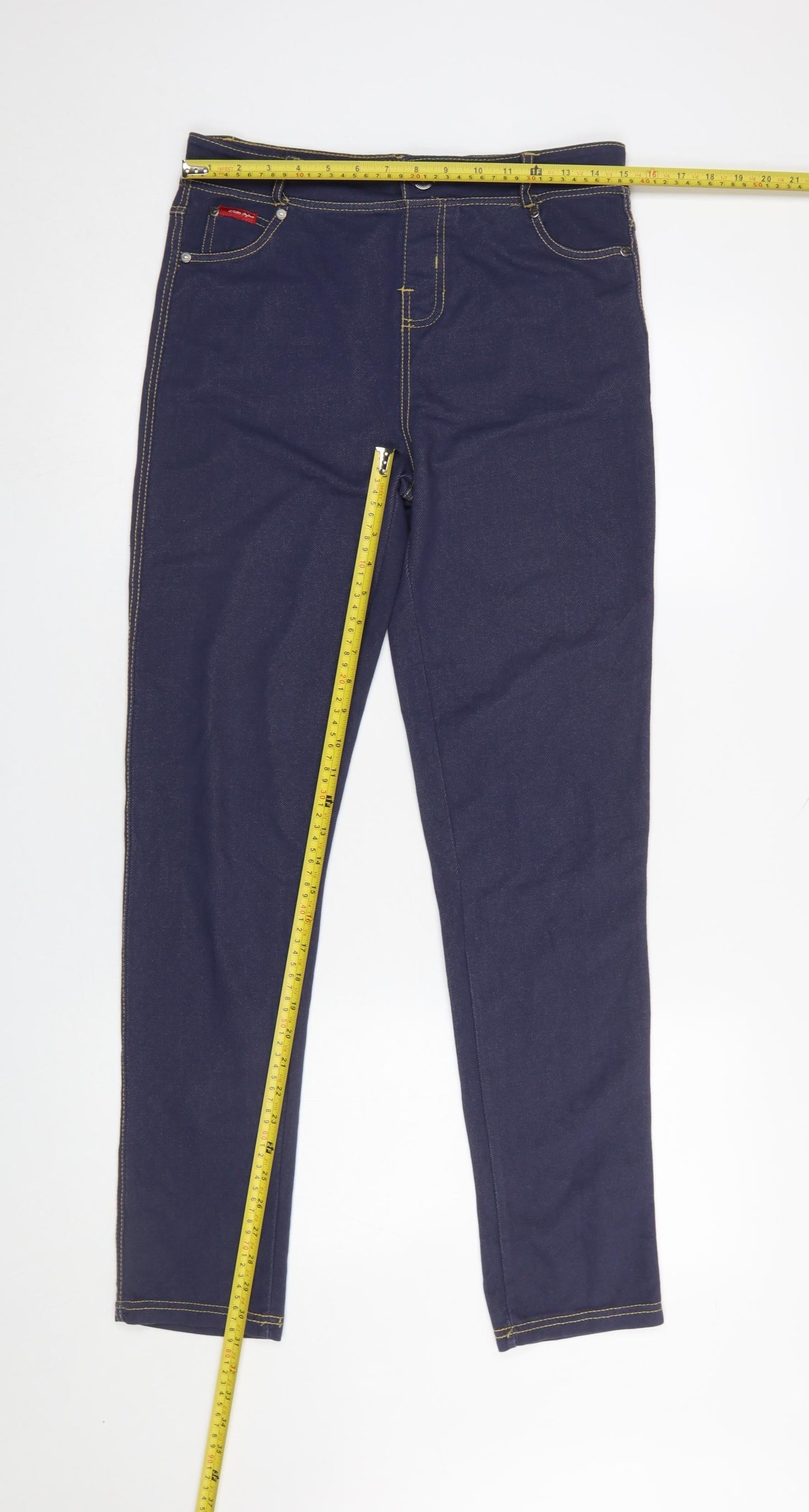 Lee Cooper Women Blue Skinny Stretch Denim Jeans Size 12