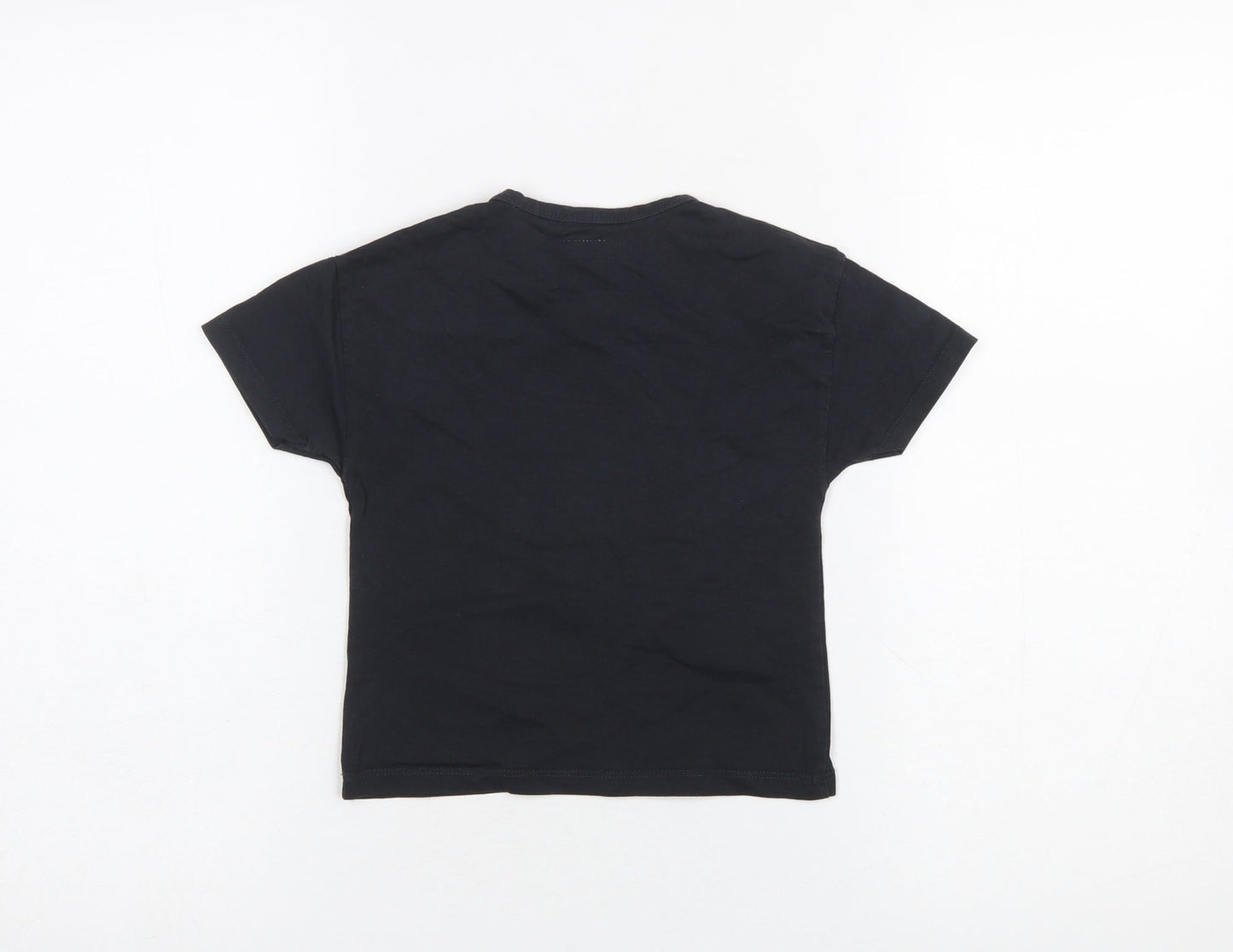 ZARA Girls Black Cherry Vibes Graphic Cotton T-Shirt 3 Years