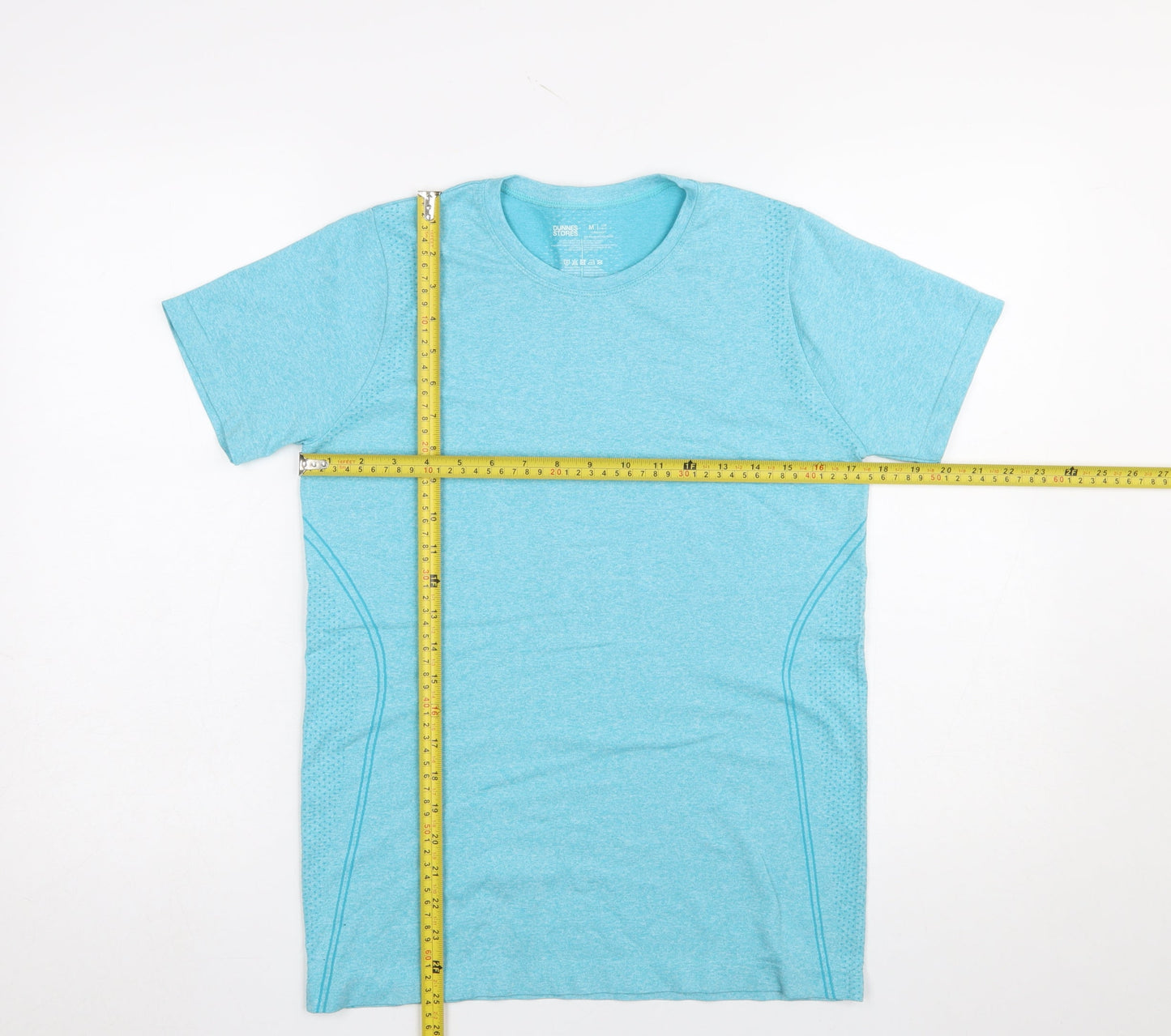 Dunnes Stores Womens Blue Athletic T-Shirt Size 12 Short Sleeve