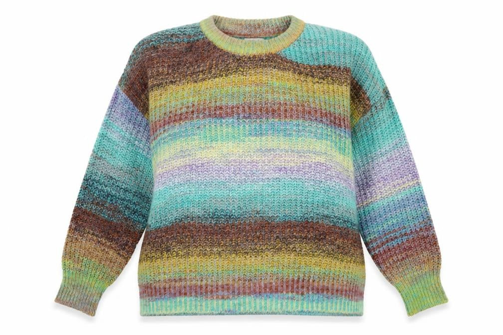 Front view of Only Women Multicoloured XL jumper Knit Acrylic Blend