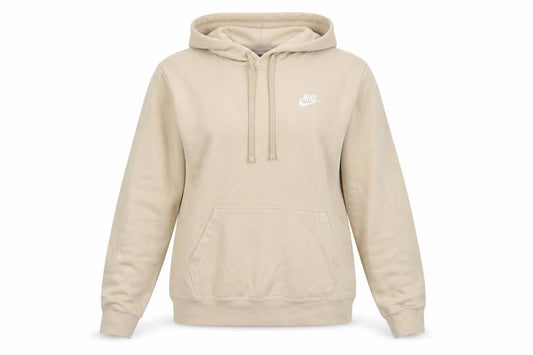 Nike Womens Beige Pullover Hoodie XS Cotton Blend Casual