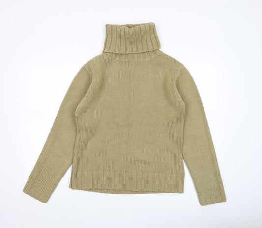 B.YOUNG Women’s Beige Roll Neck Knit Jumper XL Acrylic