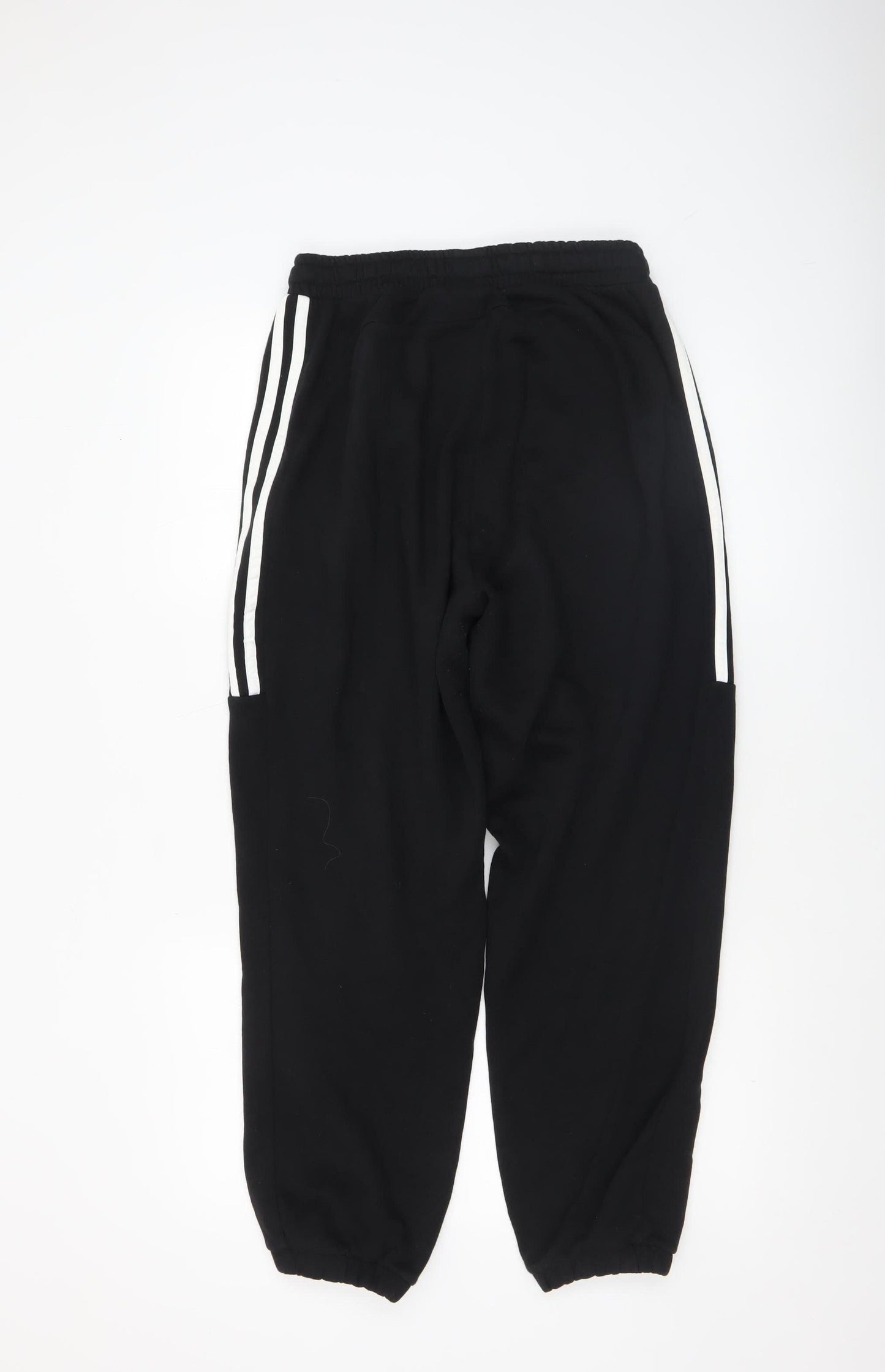 Adidas Women’s Black Jogger Trousers Size 12-14 Elastic Waist Fleece