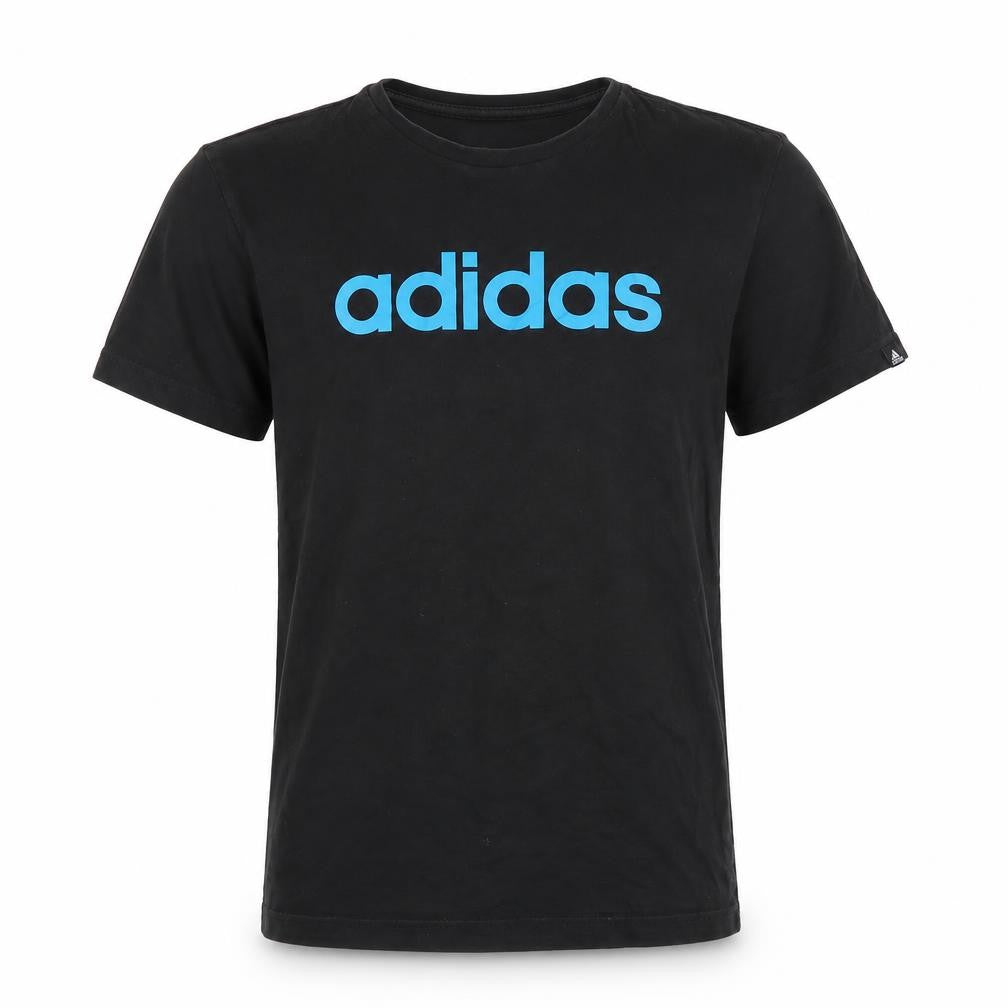 Adidas Men’s Black Cotton Short Sleeve Crew Neck Sports T-Shirt M