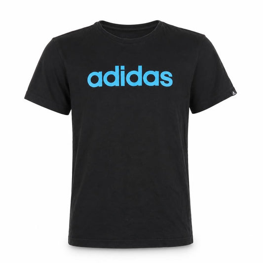 Adidas Men’s Black Cotton Short Sleeve Crew Neck Sports T-Shirt M