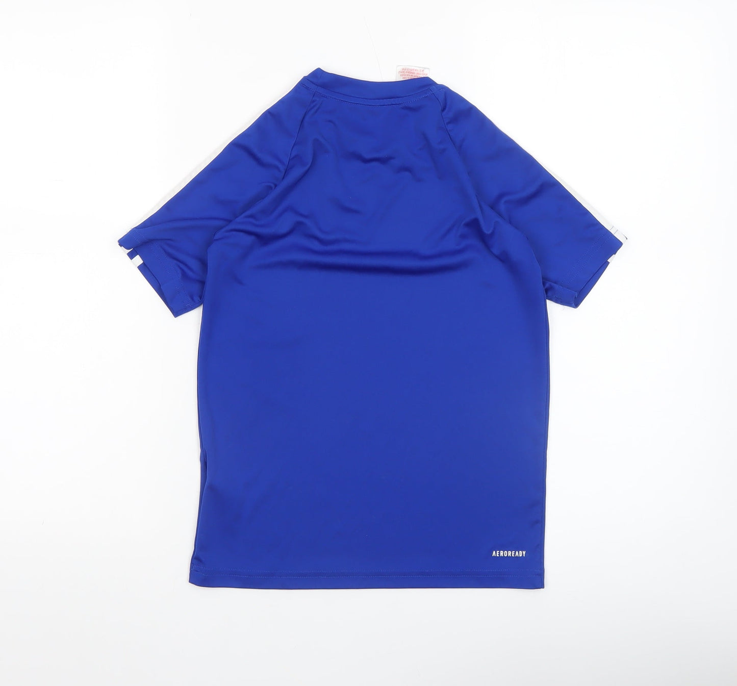 Adidas Boys Blue 9-10 Years Football Training T-Shirt