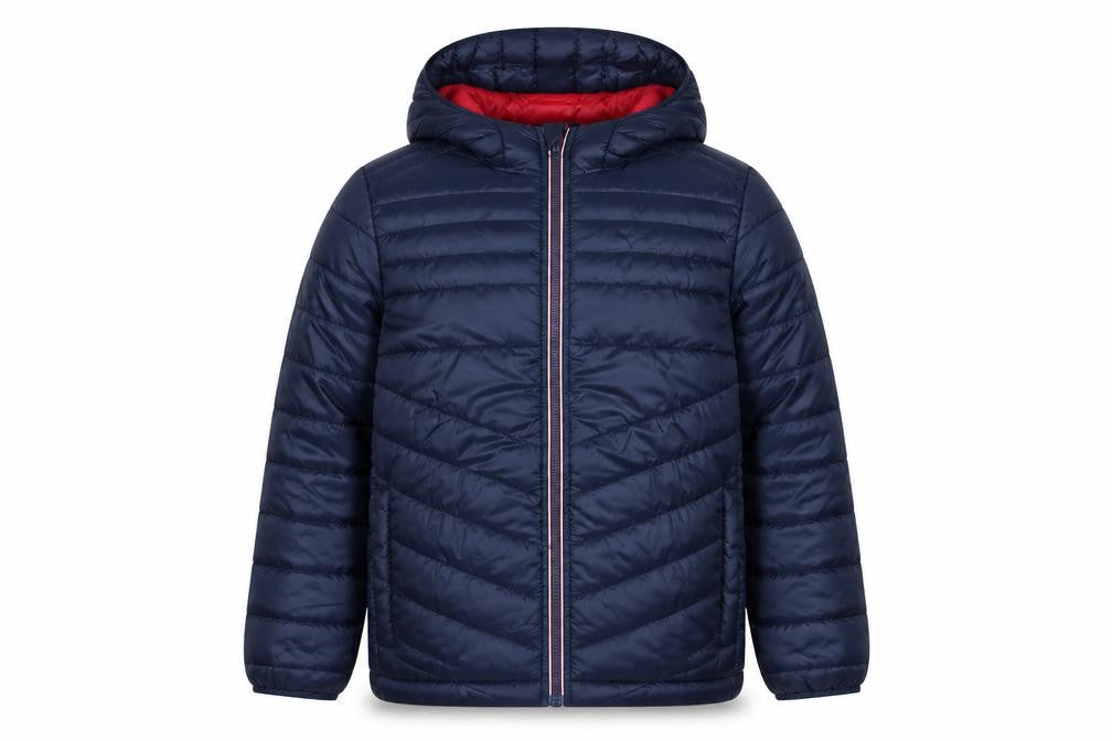 Jack & Jones Boys Blue Hooded Puffer Jacket Size 12 Years
