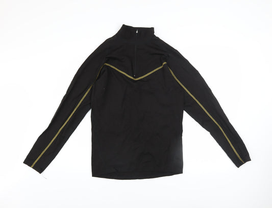 Helly Hansen Mens Black L 1/2 Zip Pullover Sweatshirt