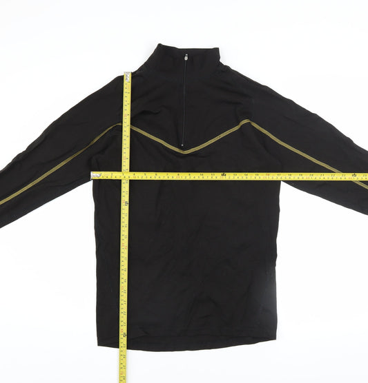 Helly Hansen Mens Black L 1/2 Zip Pullover Sweatshirt