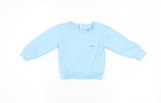 McKenzie Blue Unisex Baby Jumper 6-9 Months Crew Neck Pullover Sweatshirt