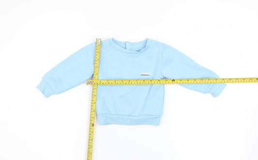 McKenzie Blue Unisex Baby Jumper 6-9 Months Crew Neck Pullover Sweatshirt