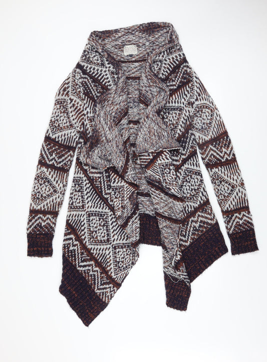 Blonde Heritage Women's Multicoloured Aztec Knit Cardigan Size 10