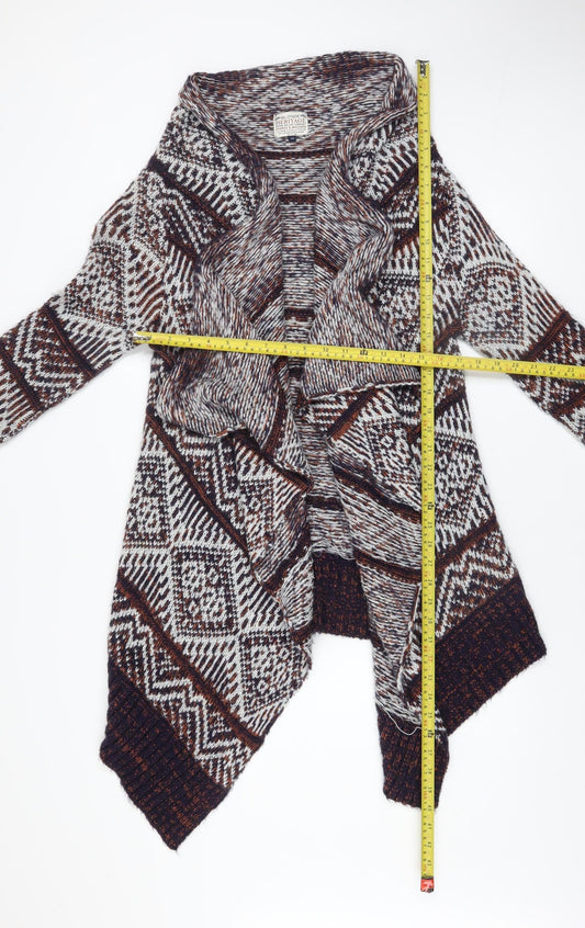 Blonde Heritage Women's Multicoloured Aztec Knit Cardigan Size 10