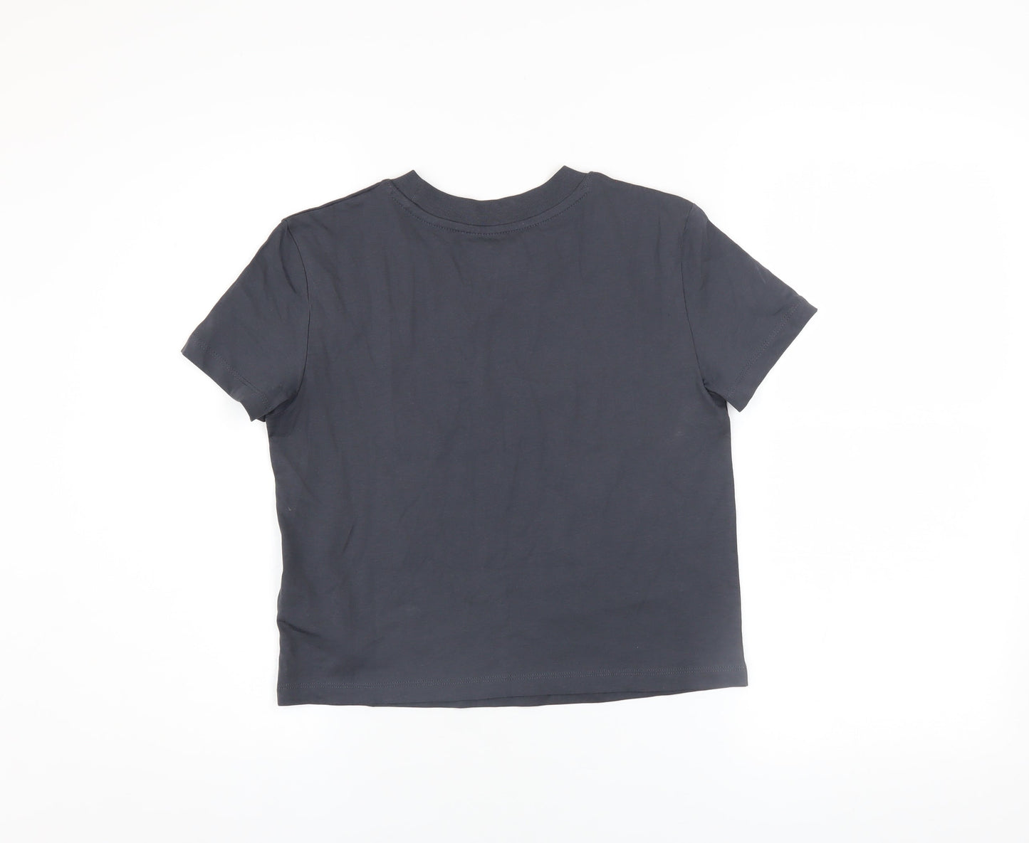 Calvin Klein Jeans Women's Black XS Cropped Cotton T-Shirt