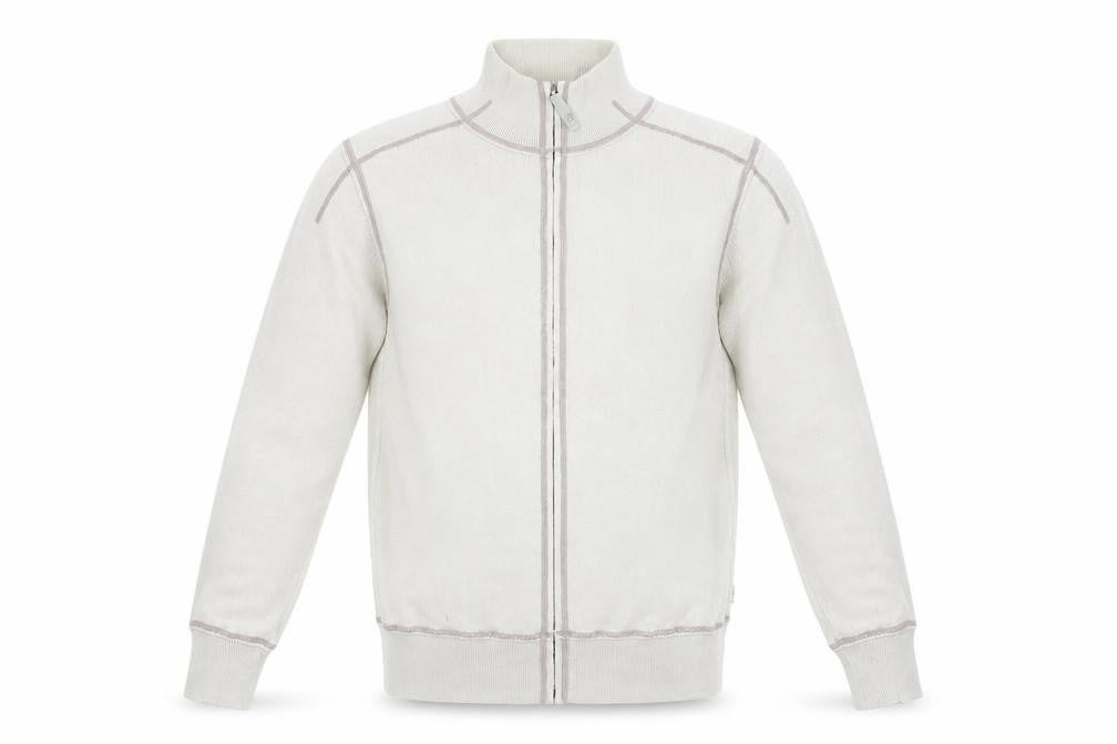 Next Men's Beige Cotton Full Zip Basic Jacket Size Small