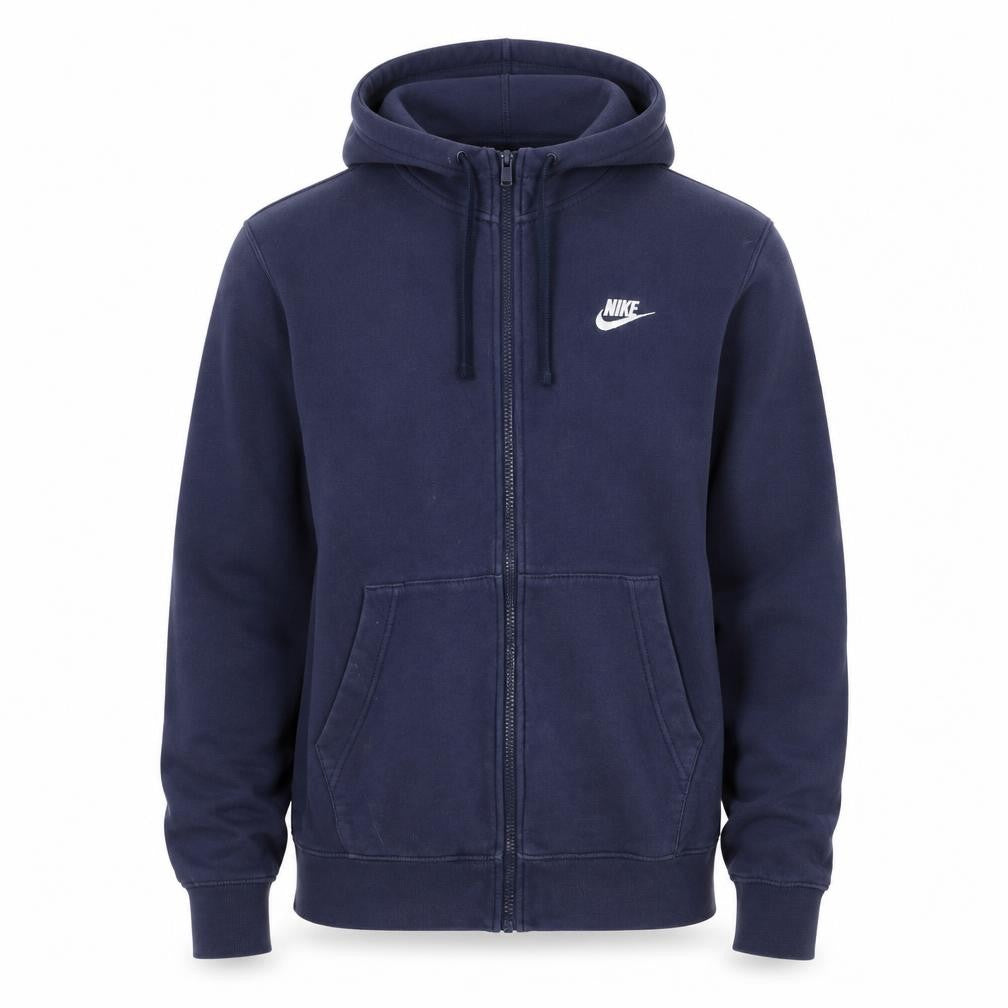 Nike Men's Navy Full Zip Hoodie Sweatshirt Size M
