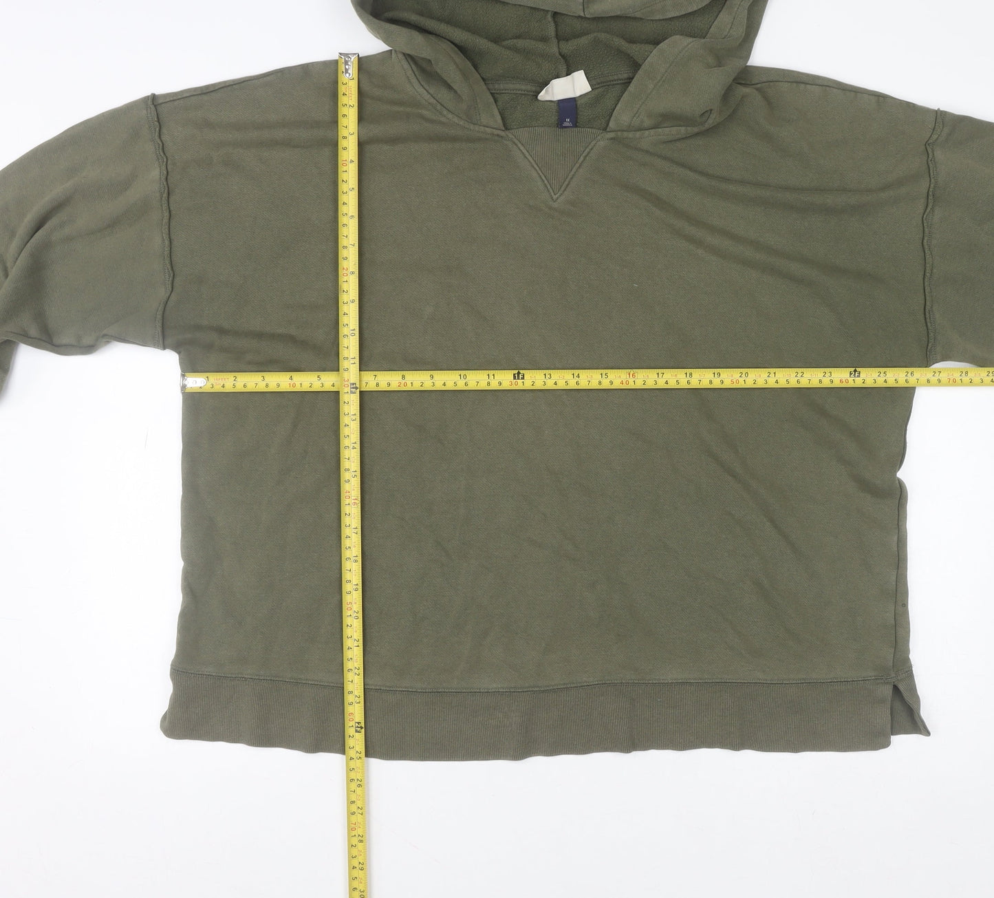 Universal Thread Men's Green Pullover Hoodie XL Fleece Cotton Blend