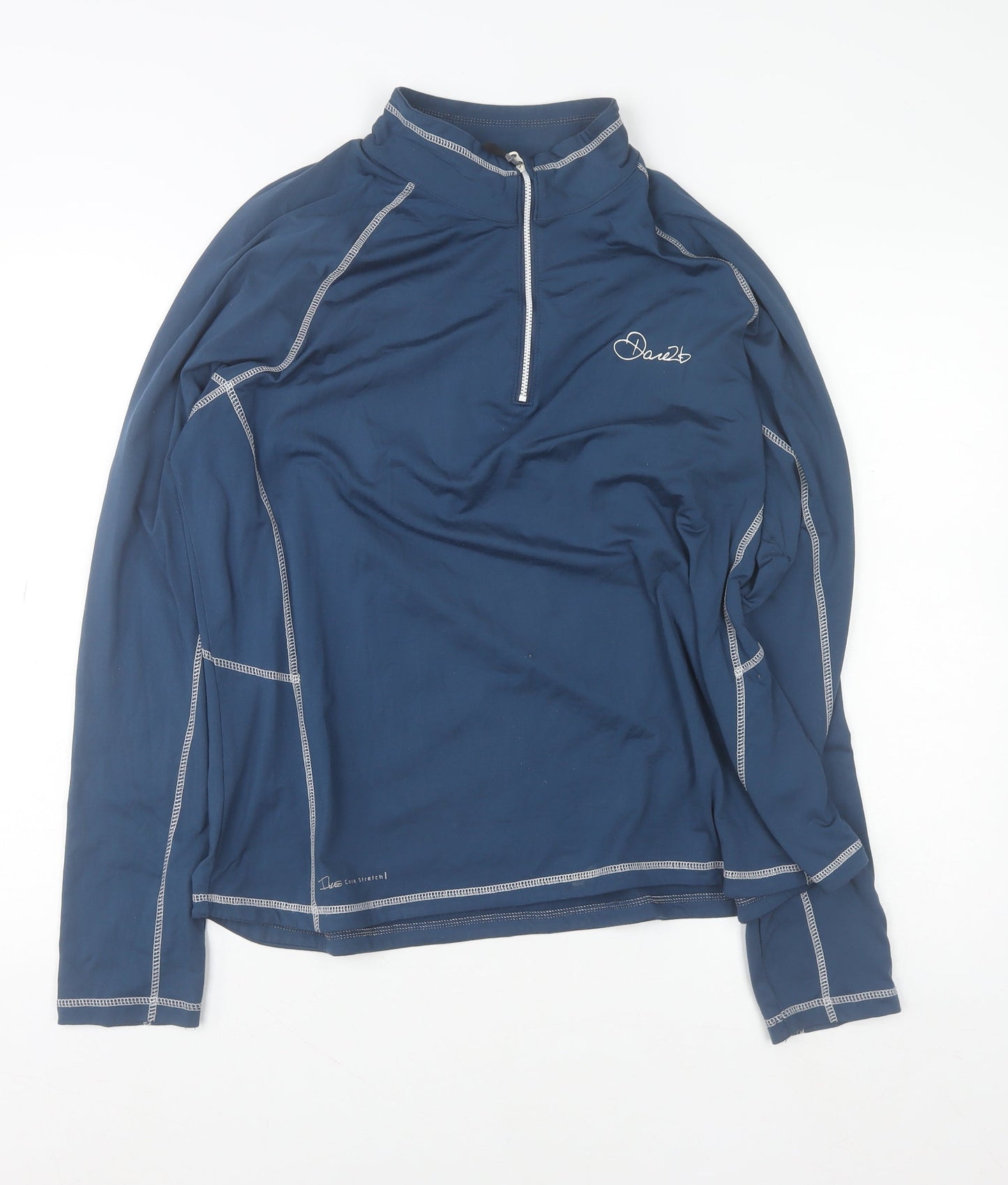 Dare2b Women's Blue 1/2 Zip Pullover Sweatshirt UK 20 Polyester Sports Top