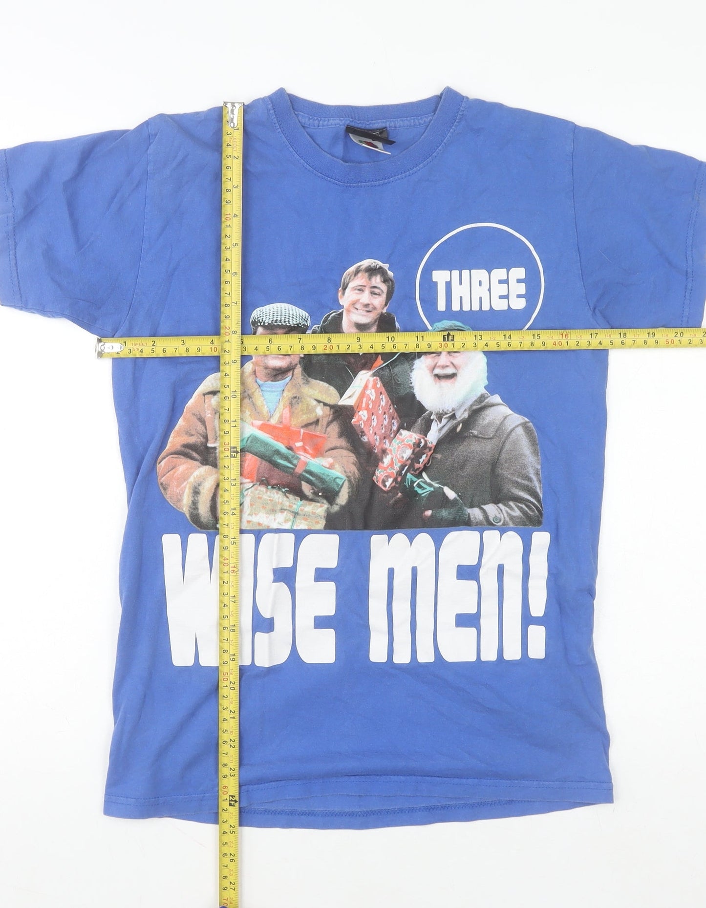 Fruit of the Loom Men's Blue Only Fools and Horses Christmas T-Shirt Size S
