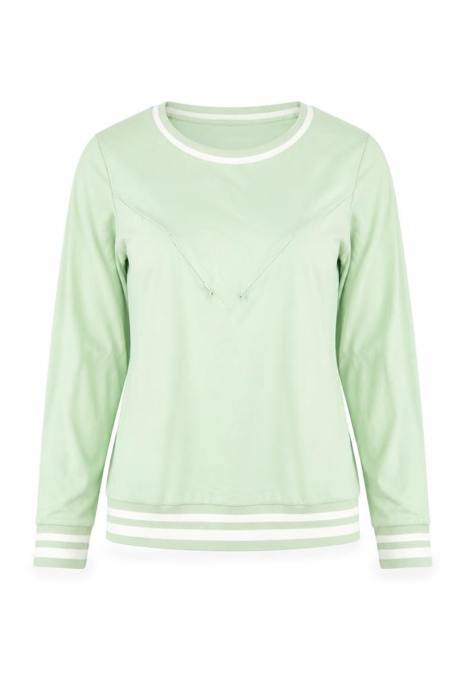 Tilbea London Women's Mint Green Pullover Sweatshirt M Organic Cotton
