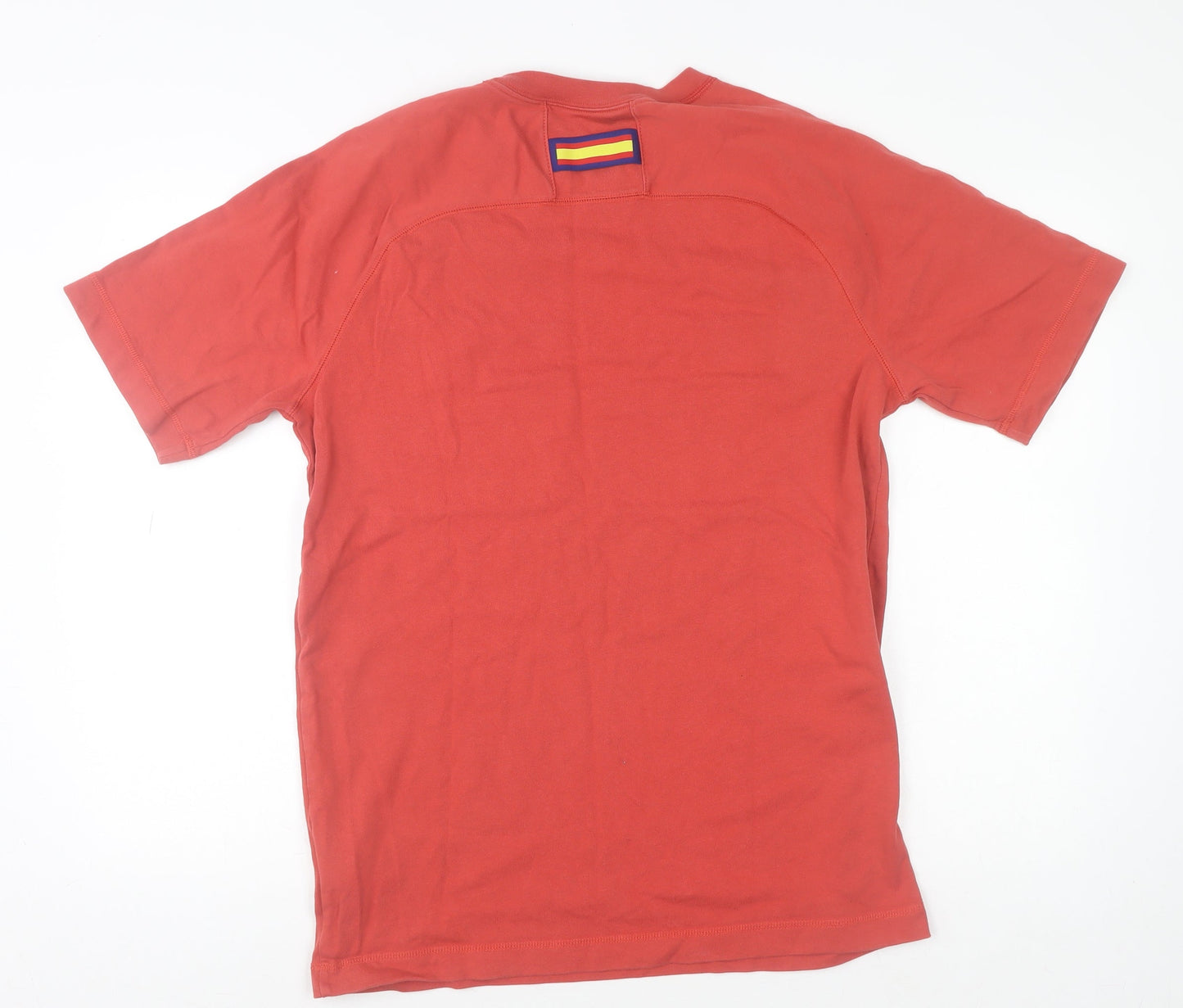 Nike Men’s Red Atlético de Madrid Loose Fit Cotton T-Shirt M