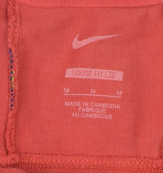 Nike Men’s Red Atlético de Madrid Loose Fit Cotton T-Shirt M